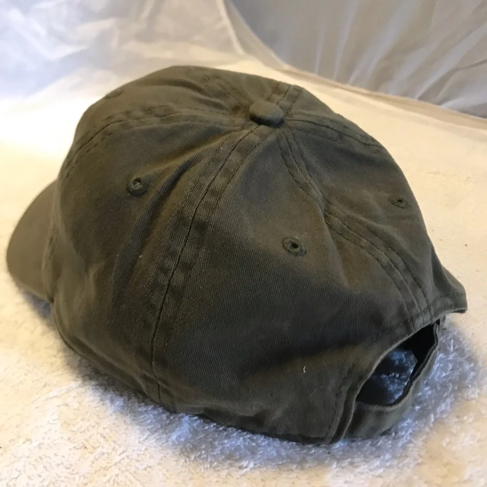 BDG Olive Green Adjustable Cotton Ball Cap